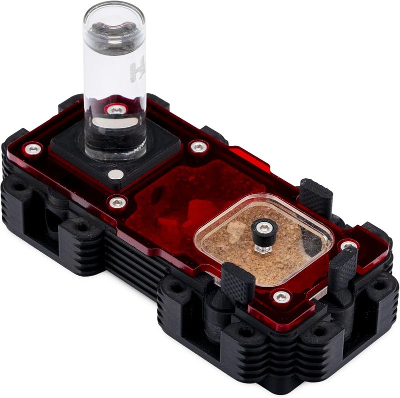 Ant Dimension Ant Farm Natura Module 2:1 – Perfect for Queens and Small Colonies – Professional Formicarium, Modular and Adaptable to Many Species (Yellow) - Image 2